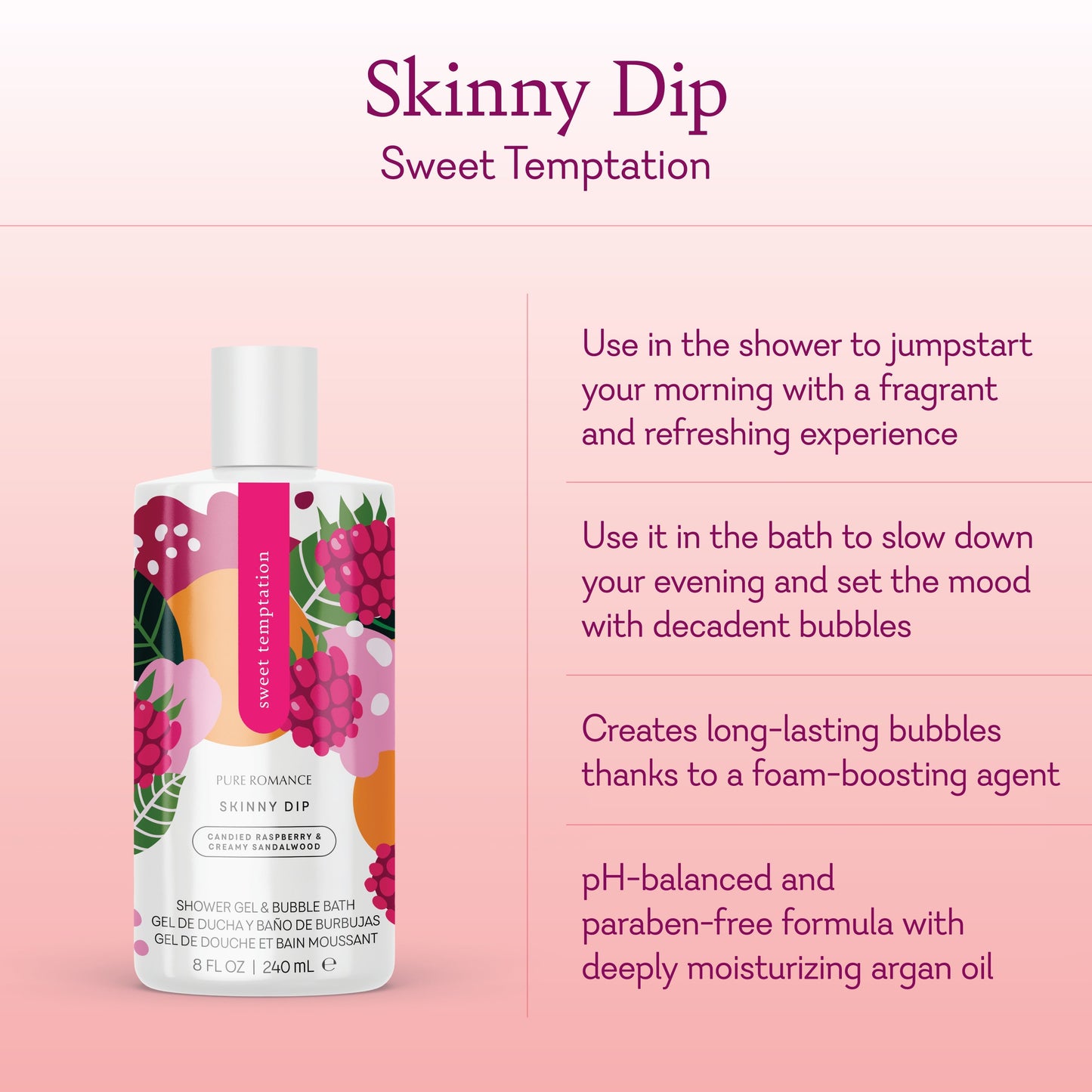 Skinny Dip Shower Gel & Bubble Bath